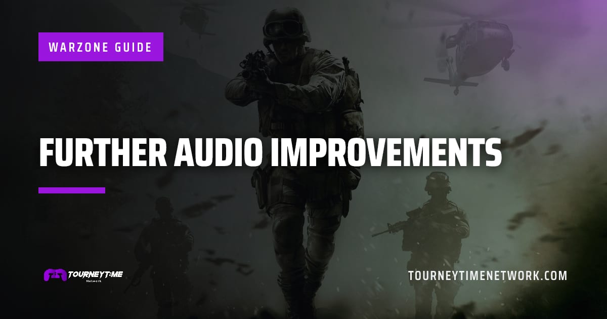 Further Audio Improvements — Tourney Time Network