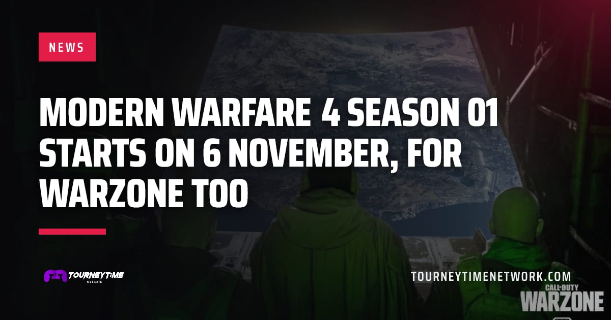 Modern Warfare 4 Season 01 starts on 6 November, for Warzone too — Tourney Time Network