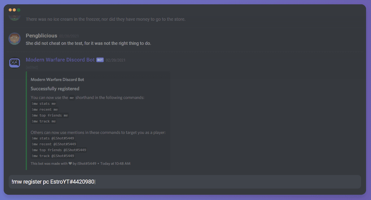 MWDiscord Bot
